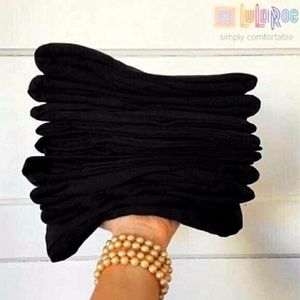 5 pairs black leggings